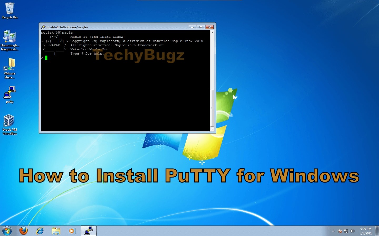 How to download and install putty on mac high sierra